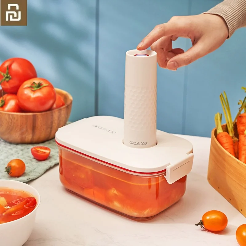Youpin Antibacterial Intelligent Vacuum Keep Fresh Lunch Box Microwave Lunch Container Food Storage Container
Youpin Antibacterial Intelligent Vacuum Keep Fresh Lunch Box Microwave Lunch Container Food Storage Container