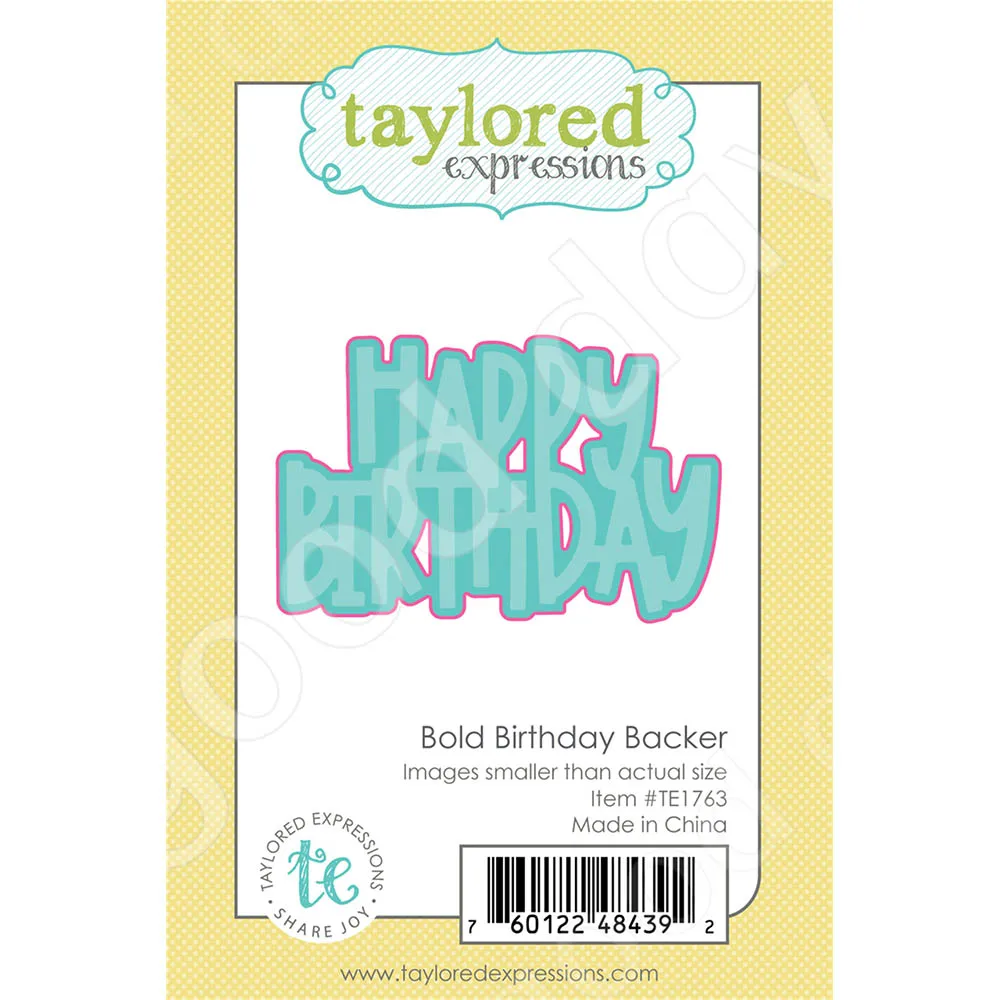 New Bold Birthday Backer Metal Cutting Dies Scrapbook Diary Decoration Embossing Template Diy Greeting Card Handmade Hot Sale
New Bold Birthday Backer Metal Cutting Dies Scrapbook Diary Decoration Embossing Template Diy Greeting Card Handmade Hot Sale