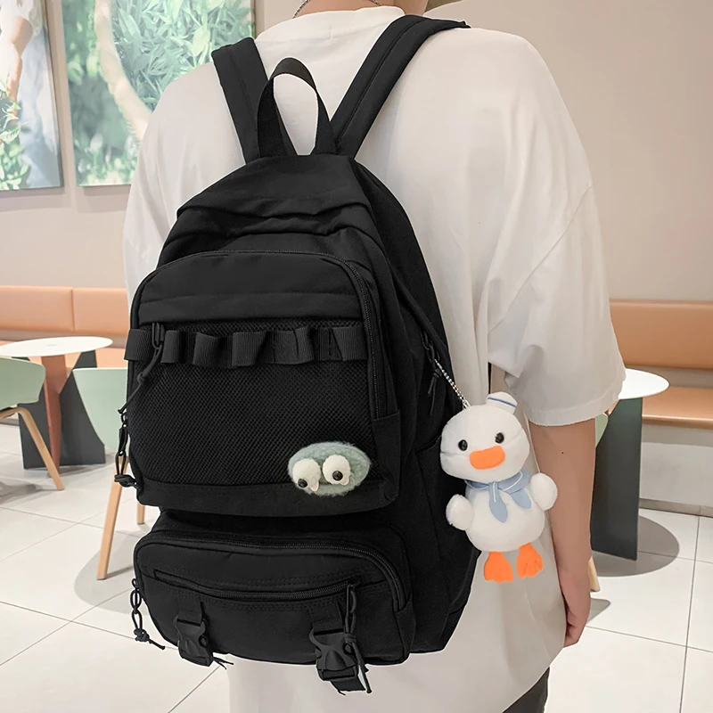 New Multi-Pocket Nylon Women Backpack Student School Bags For Teenage Girls Shoulder Bag Large Capacity Casual Female Backpack
New Multi-Pocket Nylon Women Backpack Student School Bags For Teenage Girls Shoulder Bag Large Capacity Casual Female Backpack