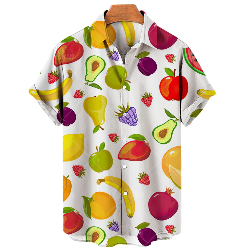 Summer Fashion Fruit MAN SHIRT 3d Print Hotselling Harajuku Casual Holiday Short Sleeve Beach Loose Oversized TOP SHIRT FOR MAN
Summer Fashion Fruit MAN SHIRT 3d Print Hotselling Harajuku Casual Holiday Short Sleeve Beach Loose Oversized TOP SHIRT FOR MAN