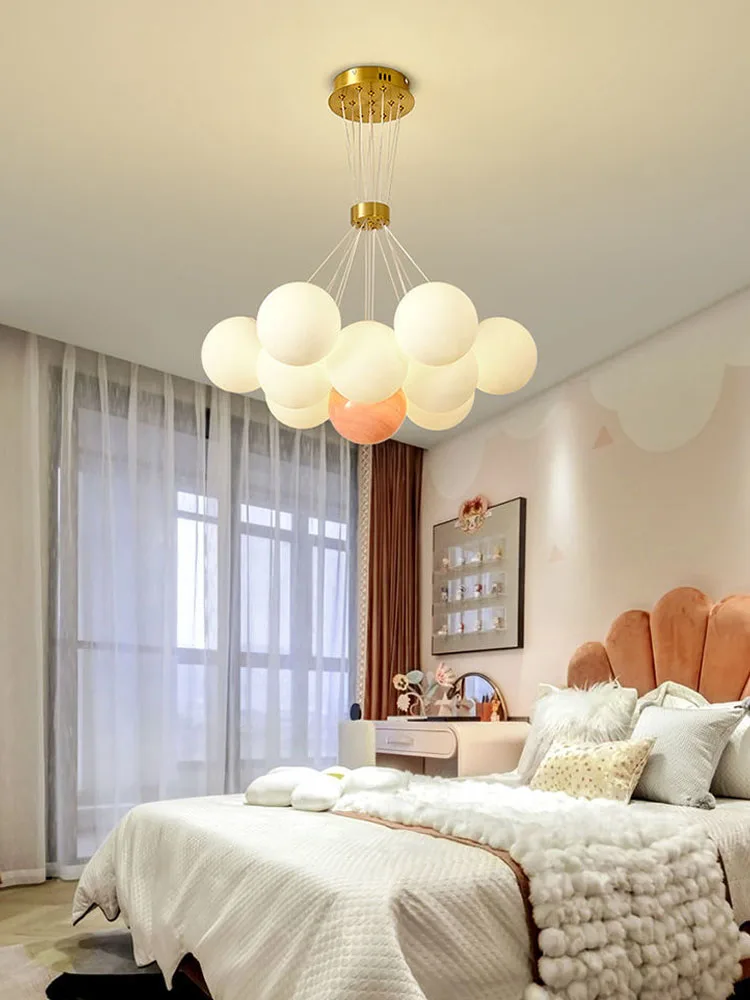 Nordic Living Room Bedroom Cream Style Creative Planet Moon Light Simple Magic Bean Bubble Ball Children's Room Chandelier
Nordic Living Room Bedroom Cream Style Creative Planet Moon Light Simple Magic Bean Bubble Ball Children's Room Chandelier