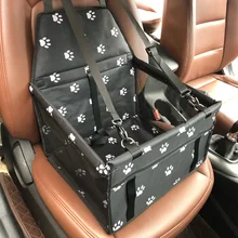 Dog Carrier Basket Breathable Vehicle Pet Car Safety Mesh Bag Mini Foldable Puppy Cat Package Stable Pet Car Seat Cushion