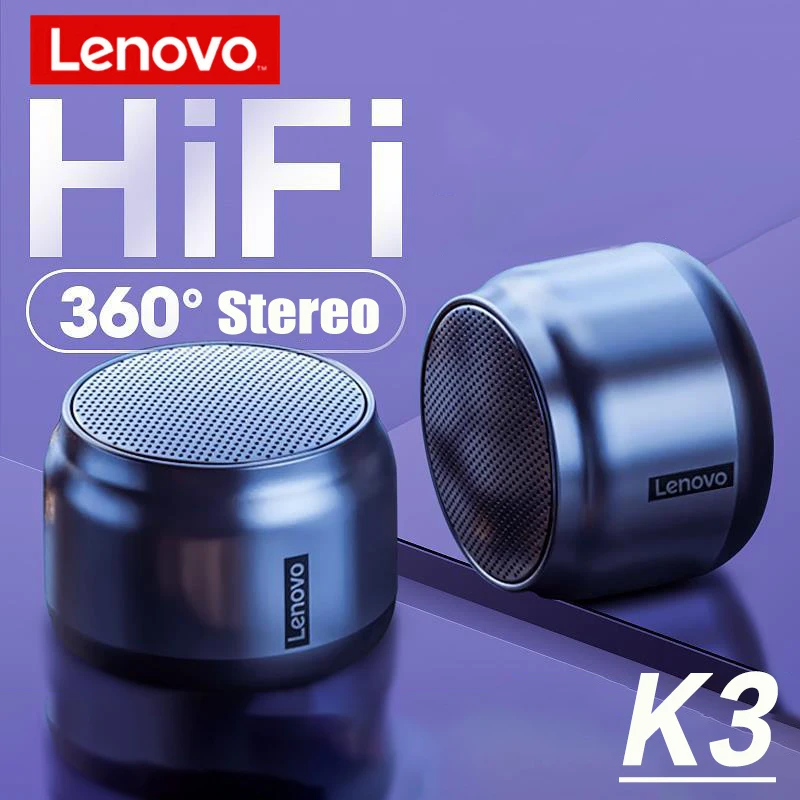 Оригинальная портативная Bluetooth-Колонка Lenovo K3, Беспроводная мини-колонка, 3D стерео музыка, объемный бас-бокс, микрофон
Оригинальная портативная Bluetooth-Колонка Lenovo K3, Беспроводная мини-колонка, 3D стерео музыка, объемный бас-бокс, микрофон