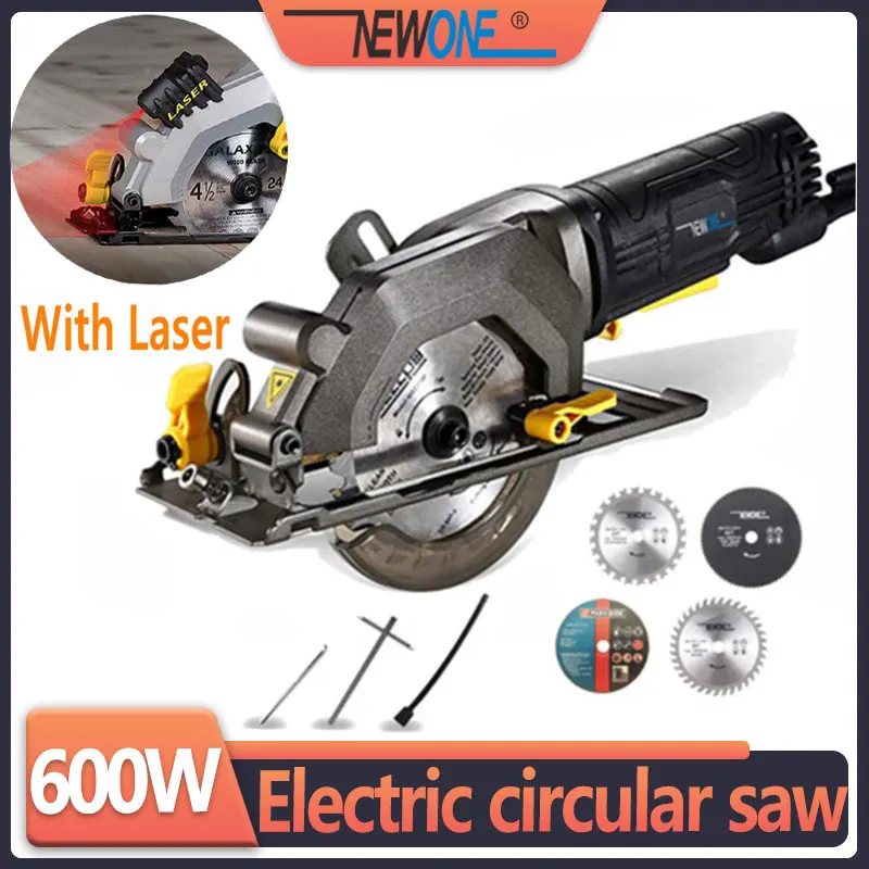 NEWONE Electric Mini Circular Saw With Laser For Cut Wood,PVC Tube,15pcs Discs, Multifunctional Electric Saw DIY Power Tool
NEWONE Electric Mini Circular Saw With Laser For Cut Wood,PVC Tube,15pcs Discs, Multifunctional Electric Saw DIY Power Tool