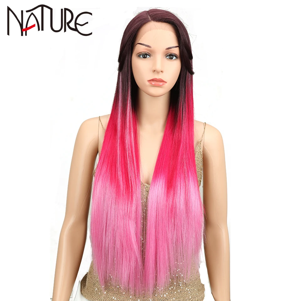 Nature Summer Lace Wig Deep Wave Synthetic Hair Ombre Wig For Women 30 Inches Red Mixed Black Straight Lace Wigs High Resistant
Nature Summer Lace Wig Deep Wave Synthetic Hair Ombre Wig For Women 30 Inches Red Mixed Black Straight Lace Wigs High Resistant