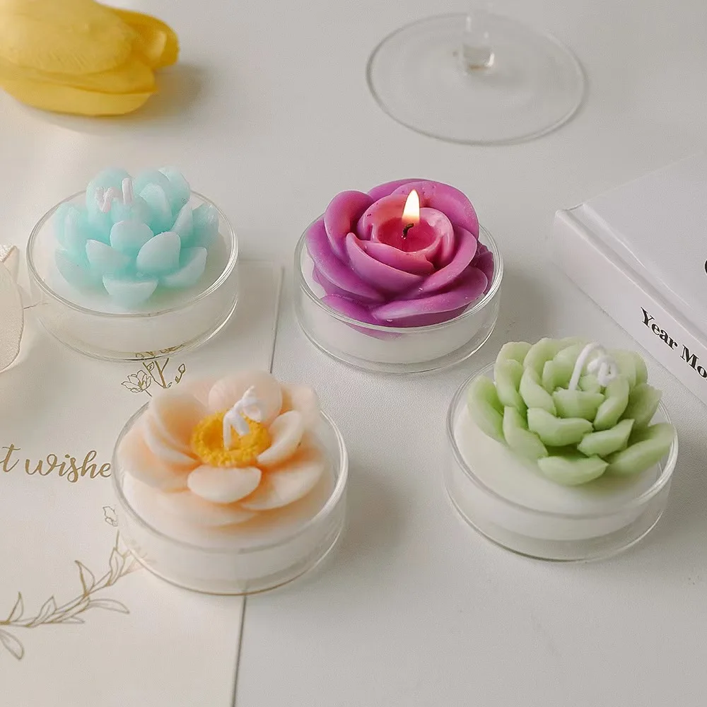 Simulation Succulent Plant Candles DIY Mini Flowers Scented Candles in Glass Base Home Room Decoration Birthday Wedding Gift
Simulation Succulent Plant Candles DIY Mini Flowers Scented Candles in Glass Base Home Room Decoration Birthday Wedding Gift