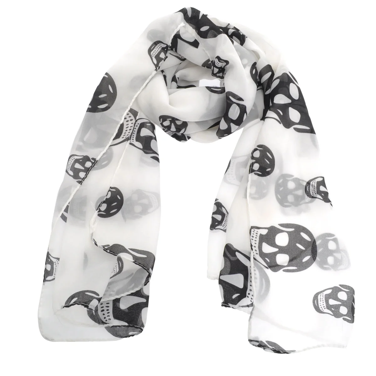 150*50cm Fashion All-match Women's Girls Head Printed Long Chiffon Scarf Shawl Wrap (White)
150*50cm Fashion All-match Women's Girls Head Printed Long Chiffon Scarf Shawl Wrap (White)