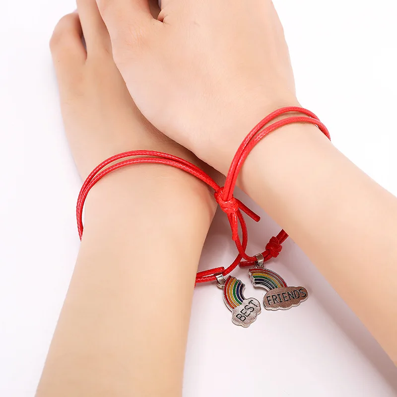 WANGAIYAO new fashion simple wax line colorful couple bracelet trend pendant hand men and women a pair of rope birthday jewelry
WANGAIYAO new fashion simple wax line colorful couple bracelet trend pendant hand men and women a pair of rope birthday jewelry