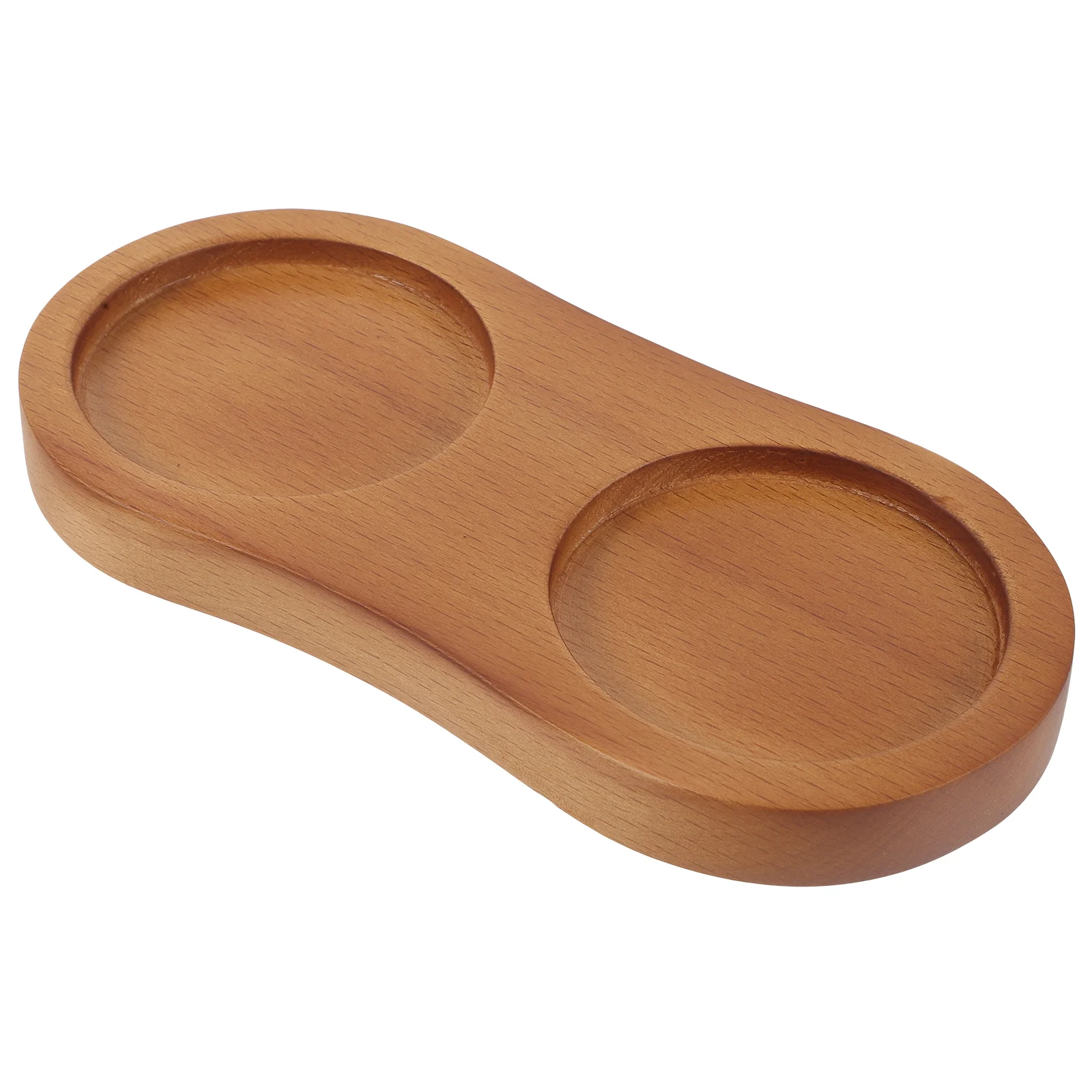 

Sauce Bottle Base Salt Holder Kitchen Decoration Wood Tray Drinks Pepper Grinder Wooden Accessories Counter