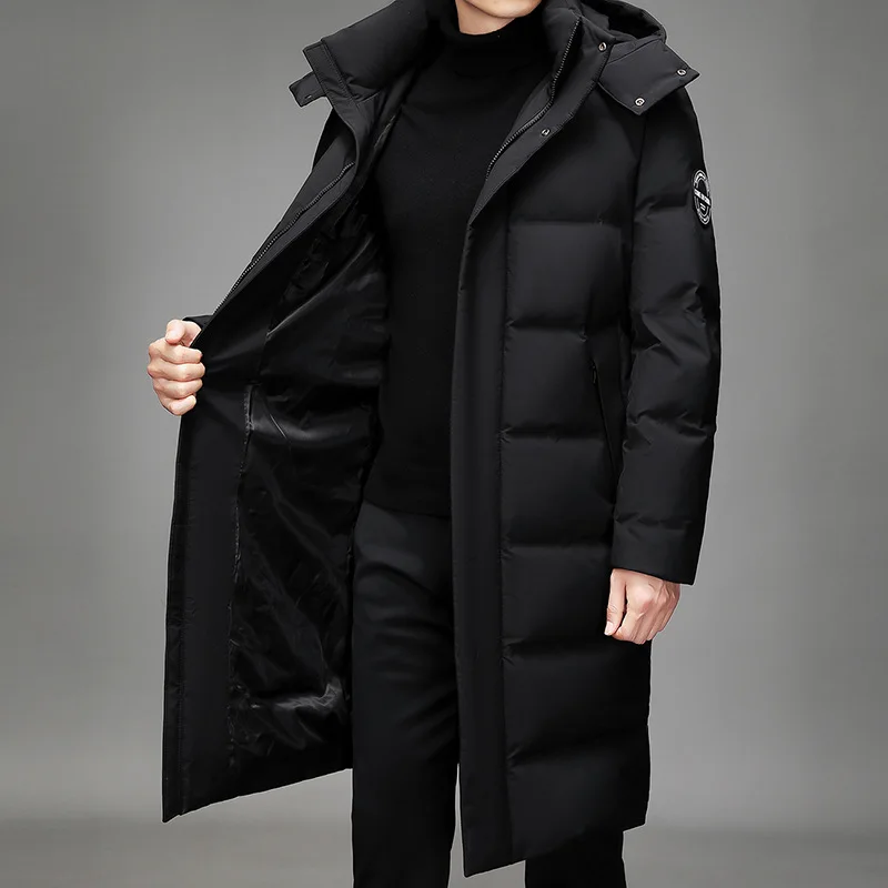 New Winter White Duck Down Jackets Men Hooded Long Winter Coat Men Thick Warm Fashion Down Coat Mens Brand Parka Plus Size 5XL
New Winter White Duck Down Jackets Men Hooded Long Winter Coat Men Thick Warm Fashion Down Coat Mens Brand Parka Plus Size 5XL