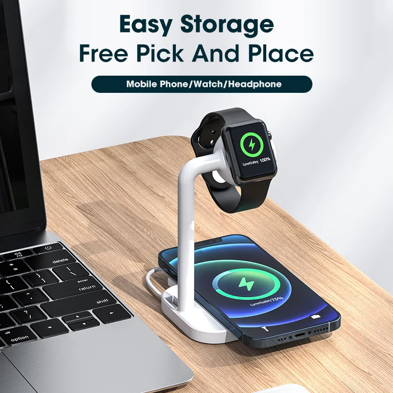 Smart Wireless Chargers for iPhone 12 11 Pro Max 8 X XR Fast USB Charger for iwatch Charging Dock Station Smartphone Accessories
Smart Wireless Chargers for iPhone 12 11 Pro Max 8 X XR Fast USB Charger for iwatch Charging Dock Station Smartphone Accessories