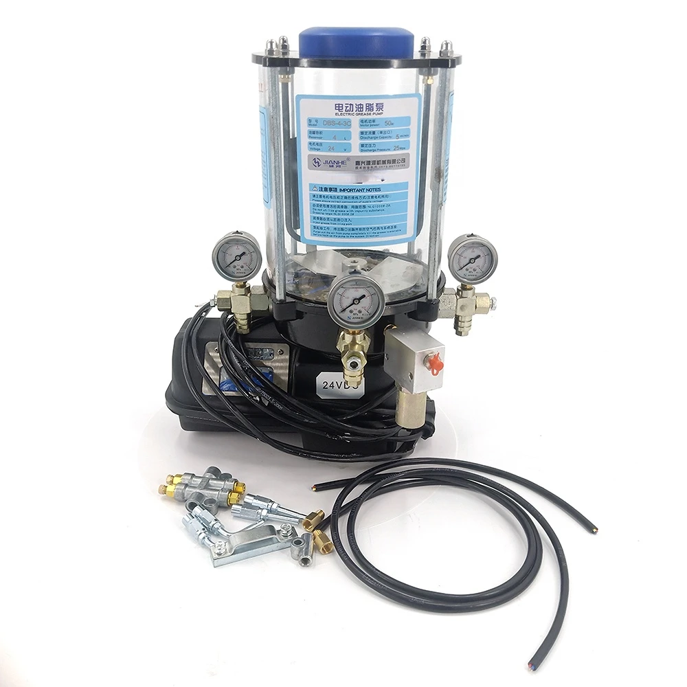 Centralized progressive lubrication configurable filter 3 oil outlets DBS type electric automatic grease pump
Centralized progressive lubrication configurable filter 3 oil outlets DBS type electric automatic grease pump