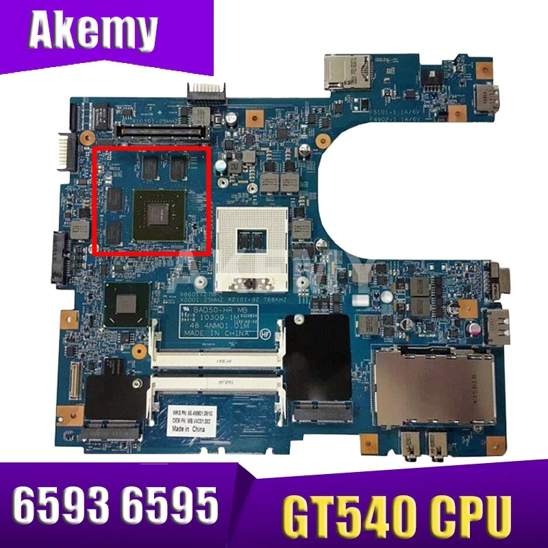 Akemy 48.4NM01.01M For Acer Aspire 6593 6595 MBV4C01001 MB.V4C01.001 Laptop Motherboard Geforce GT540M
Akemy 48.4NM01.01M For Acer Aspire 6593 6595 MBV4C01001 MB.V4C01.001 Laptop Motherboard Geforce GT540M