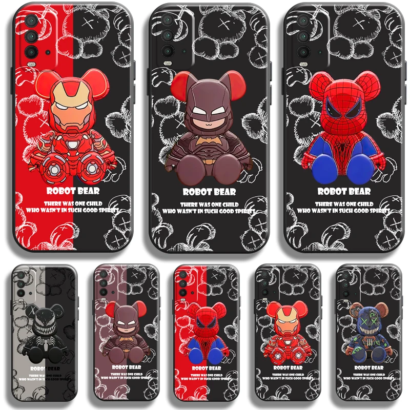 Marvel Luxury Cute Bear For Xiaomi Redmi Note 10 10S 10T 9 9S 9T 5G Redmi 10 9 9T 9A 9C Phone Case Funda Liquid Silicon Coque
Marvel Luxury Cute Bear For Xiaomi Redmi Note 10 10S 10T 9 9S 9T 5G Redmi 10 9 9T 9A 9C Phone Case Funda Liquid Silicon Coque