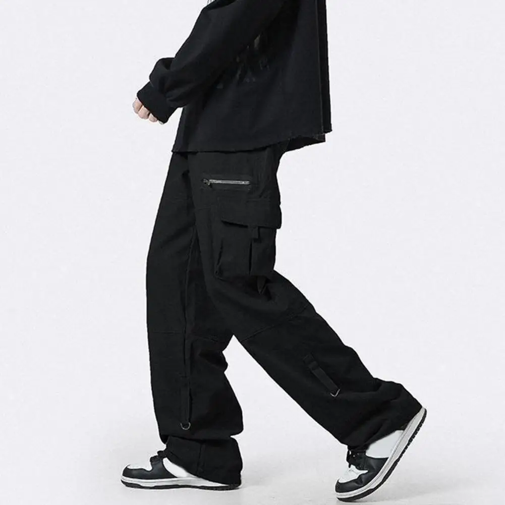 Chic Trousers Deep Crotch Men Pants Zipper Decoration Mid Waist Men Summer Pants Daily Wear
Chic Trousers Deep Crotch Men Pants Zipper Decoration Mid Waist Men Summer Pants Daily Wear