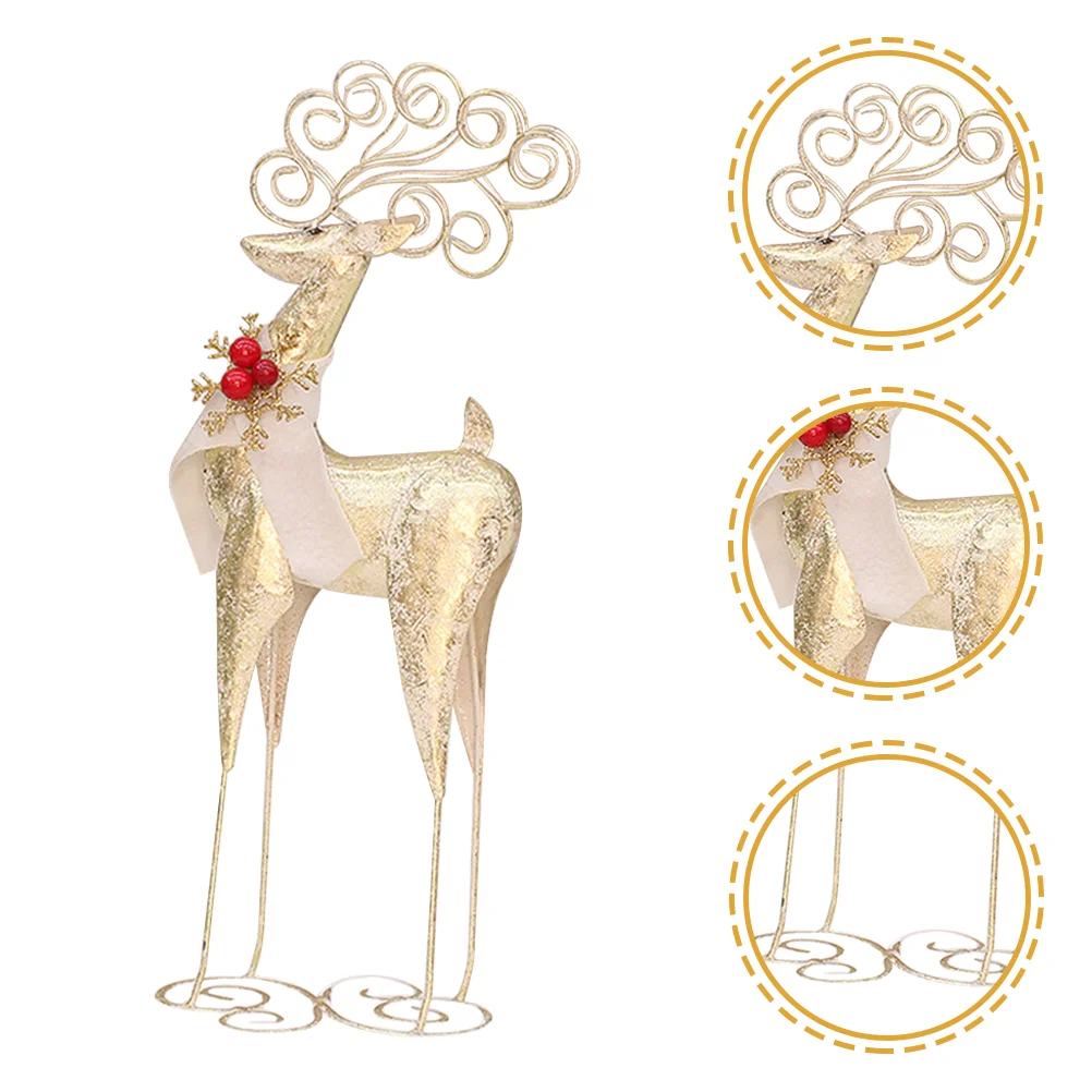 Christmas Elk Ornaments Party Decor Xmas Deer Sculpture Decoration Tabletop Decors Tree Decorations
Christmas Elk Ornaments Party Decor Xmas Deer Sculpture Decoration Tabletop Decors Tree Decorations