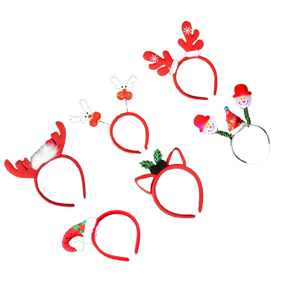 6pcs Christmas Hair Hoops Adorable Party Favors Supplies Headdress Hair Accessory Hoops for Masquerade Party
6pcs Christmas Hair Hoops Adorable Party Favors Supplies Headdress Hair Accessory Hoops for Masquerade Party