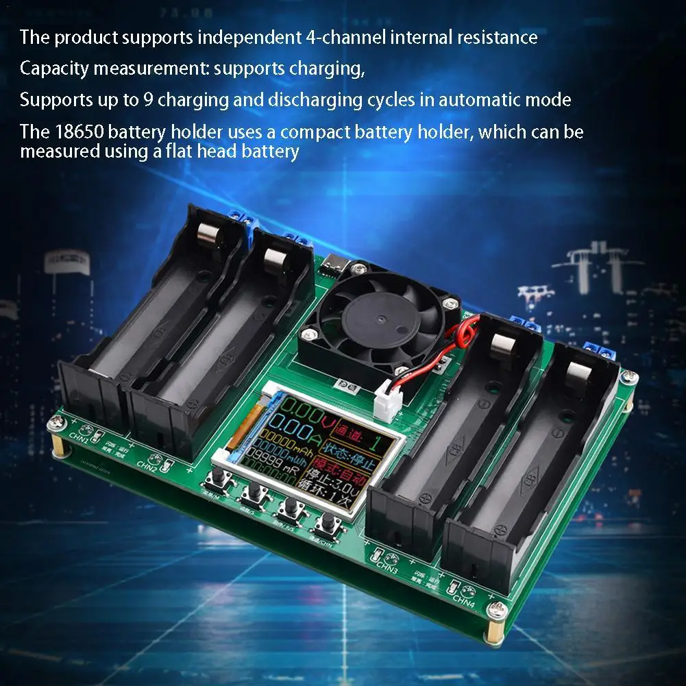 Type-C LCD Display Battery Capacity Tester MAh MWh Lithium Battery Digital Battery Power Detector Module 18650 Battery Tester
Type-C LCD Display Battery Capacity Tester MAh MWh Lithium Battery Digital Battery Power Detector Module 18650 Battery Tester