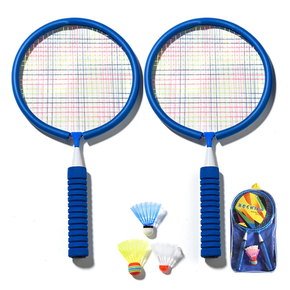 Sponge Handle Indoor/Outdoor Racquet Sports For Children Badminton Balls Tennis Racket Set Tennis Badminton Blue And Pink
Sponge Handle Indoor/Outdoor Racquet Sports For Children Badminton Balls Tennis Racket Set Tennis Badminton Blue And Pink