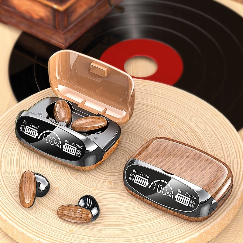 M35 TWS Wireless Earphones Bluetooth-compatible Headset 5.2 Motion Noise Reduction Low Latency In-ear Wood Grain Headphones
M35 TWS Wireless Earphones Bluetooth-compatible Headset 5.2 Motion Noise Reduction Low Latency In-ear Wood Grain Headphones