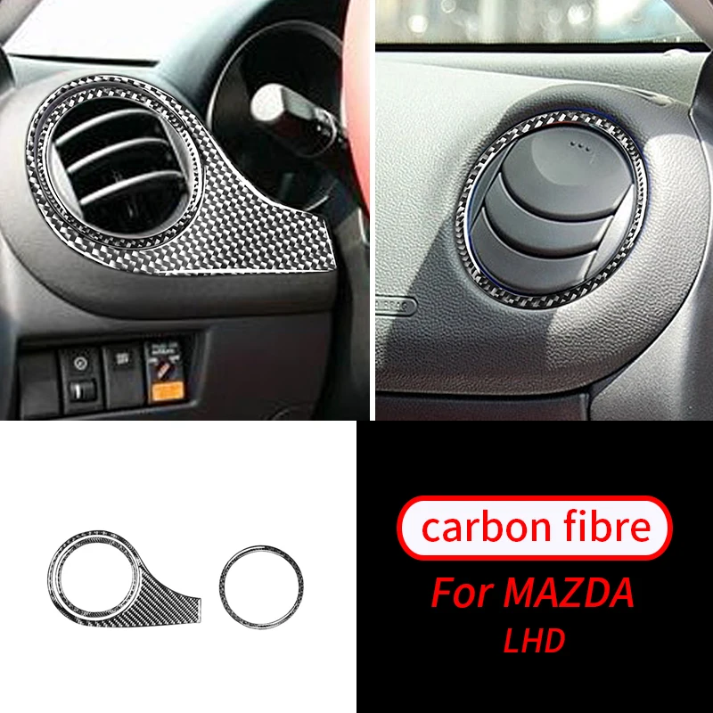 For Mazda RX-8 2004-2008 3 PCS Real Carbon Fiber Dashboard Air Vent Trim Car Interior Accessories Car Interior Supplies
For Mazda RX-8 2004-2008 3 PCS Real Carbon Fiber Dashboard Air Vent Trim Car Interior Accessories Car Interior Supplies