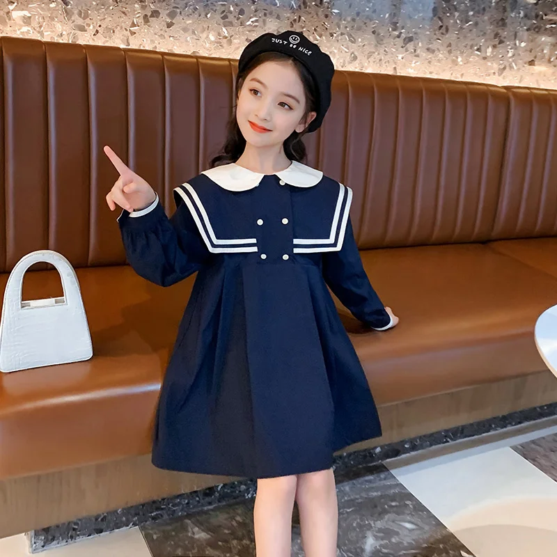 Girl Dress Kids Skirts Spring Summer Cotton 2022 Navy Blue Flower Girl Dress Party Evening Gown Gift Comfortable Children Clothi
Girl Dress Kids Skirts Spring Summer Cotton 2022 Navy Blue Flower Girl Dress Party Evening Gown Gift Comfortable Children Clothi