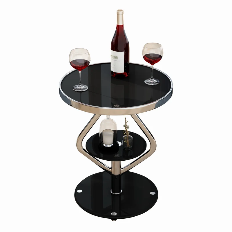 Small Black Modern Coffee Table Sectional Sitting Room Desks Glass Round Small Side Table Bedroom Couchtische Home Furniture
Small Black Modern Coffee Table Sectional Sitting Room Desks Glass Round Small Side Table Bedroom Couchtische Home Furniture