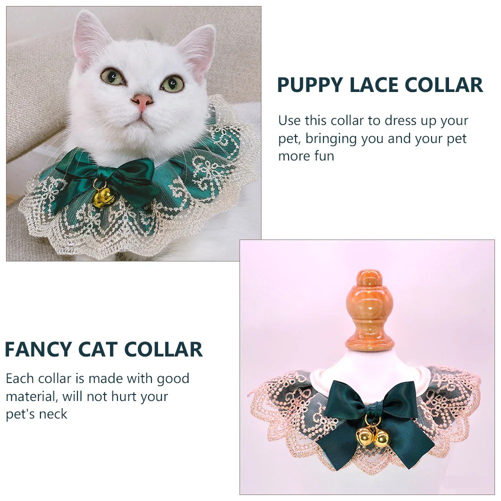Collar Pet Neck Ornament Kitten Costume Fancy Cat Collar Decorative Cat Collar for Festival Pets Photo
Collar Pet Neck Ornament Kitten Costume Fancy Cat Collar Decorative Cat Collar for Festival Pets Photo