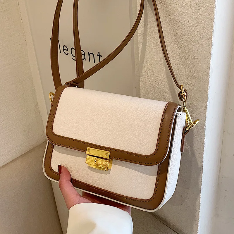 Popular Small Bag Women's Bag 2022 New Fashion Contrast Color Handbag Texture Single Shoulder Messenger Small Square Bag
Popular Small Bag Women's Bag 2022 New Fashion Contrast Color Handbag Texture Single Shoulder Messenger Small Square Bag