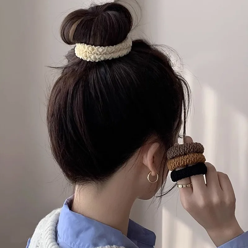 Simple Basic Elastic Hair Bands Ties for Girl Scrunchie Ponytail Holder Rubber Bands Hair Ring Fashion Headband Hair Accessories
Simple Basic Elastic Hair Bands Ties for Girl Scrunchie Ponytail Holder Rubber Bands Hair Ring Fashion Headband Hair Accessories
