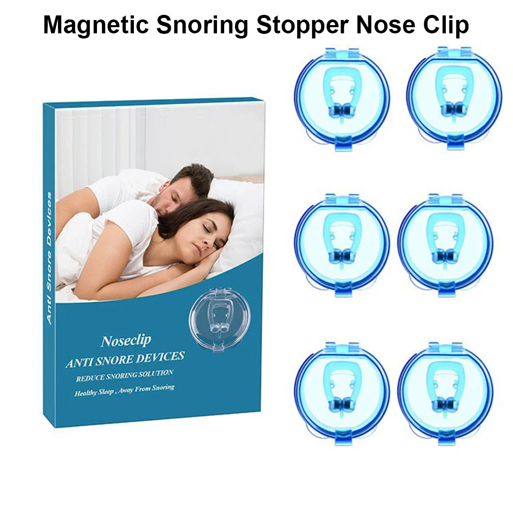 Silicone Magnetic Anti Snoring Noise Clip Stop Anti Snoring Devices Tray Guard Apnea Sleep Aid Breathe Improve Sleeping Night
Silicone Magnetic Anti Snoring Noise Clip Stop Anti Snoring Devices Tray Guard Apnea Sleep Aid Breathe Improve Sleeping Night