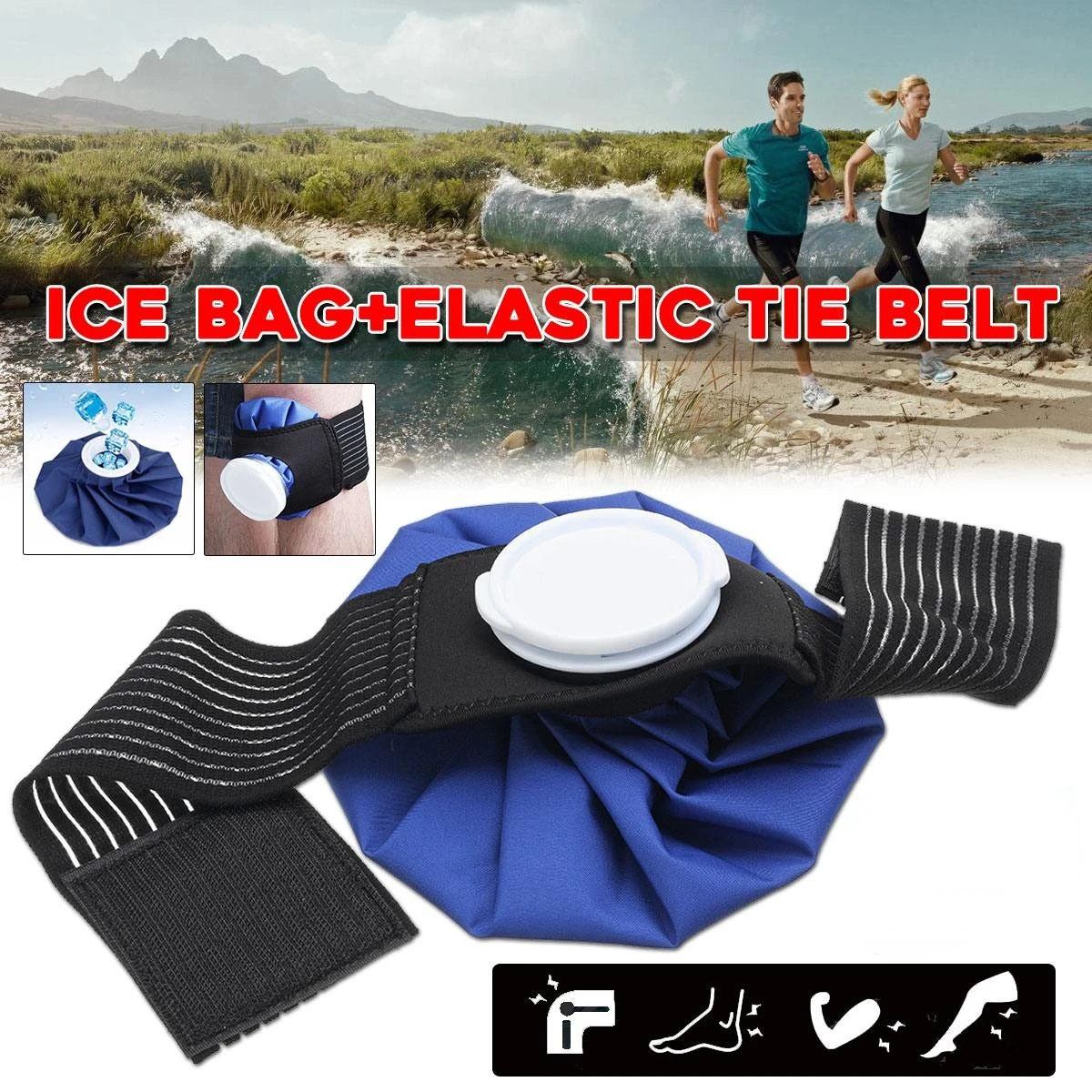 Cooler Bag 9'' Ice Bag Pack w/Protector Elastic Tie Belt Set Reusable Knee First Aid Heat Leg Injury Pain Relief Ice Bags
Cooler Bag 9'' Ice Bag Pack w/Protector Elastic Tie Belt Set Reusable Knee First Aid Heat Leg Injury Pain Relief Ice Bags
