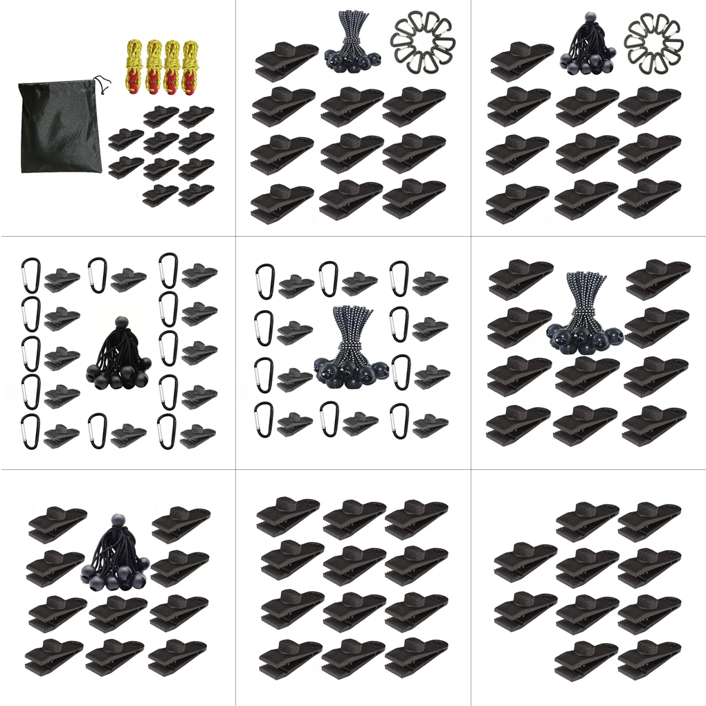 Брезентовые зажимы для палатки, ветрозащитные зажимы для палаток, крепежи для тентов, сверхпрочные пластиковые зажимы для защиты от солнца, тип держателя
Брезентовые зажимы для палатки, ветрозащитные зажимы для палаток, крепежи для тентов, сверхпрочные пластиковые зажимы для защиты от солнца, тип держателя