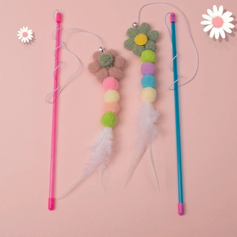 5-50pcs/lot Cat Cartoon Plush Bell Funny Cat Stick Sun Flower Pet Interactive Toy Cat Accessories Pet Kitten Toys
5-50pcs/lot Cat Cartoon Plush Bell Funny Cat Stick Sun Flower Pet Interactive Toy Cat Accessories Pet Kitten Toys