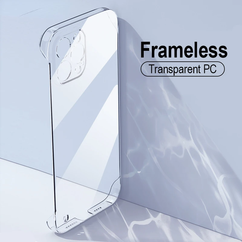 Ultra Thin Frameless Clear Case for iPhone 13 12 11 Pro X XR XS Max 7 8 6S Plus Slim Hard PC Shockproof Bumper Transparent Cover
Ultra Thin Frameless Clear Case for iPhone 13 12 11 Pro X XR XS Max 7 8 6S Plus Slim Hard PC Shockproof Bumper Transparent Cover