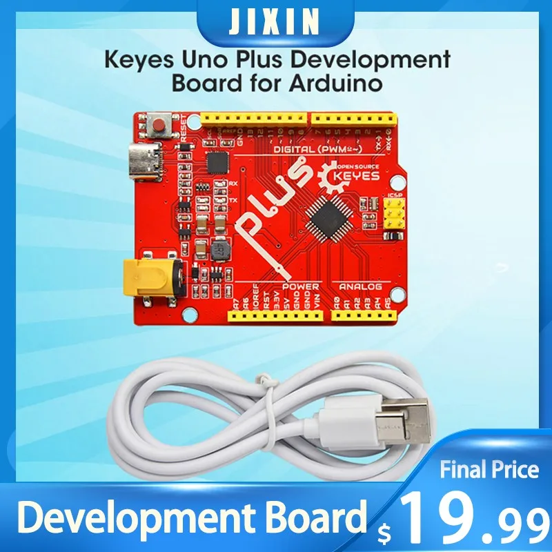 Development Board Type-c USB Interface UNO-PLUS Control Board Compatible With UNO Motherboard Suitable For Arduino Maker STEAM
Development Board Type-c USB Interface UNO-PLUS Control Board Compatible With UNO Motherboard Suitable For Arduino Maker STEAM