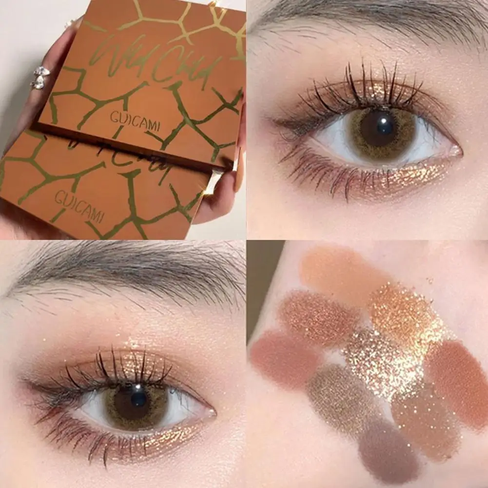 9 Colors Rich Warm Chocolate Wild Child Eyeshadow Palette Glitter Brown Nude Shadow Shimmer Eye Pigmen Makeup Matte Palette R5O5
9 Colors Rich Warm Chocolate Wild Child Eyeshadow Palette Glitter Brown Nude Shadow Shimmer Eye Pigmen Makeup Matte Palette R5O5