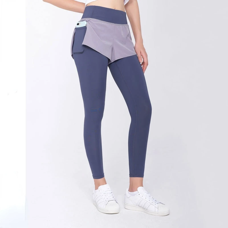 Women's Fake Two Piece Fitness Pants High Elastic Yoga Pants Plus Size Tights Slimming Sports High Waist Running Pants
Women's Fake Two Piece Fitness Pants High Elastic Yoga Pants Plus Size Tights Slimming Sports High Waist Running Pants