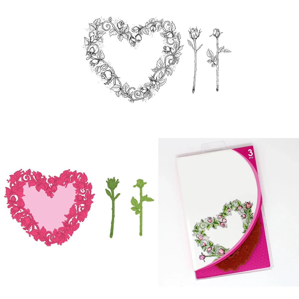 Heart-Shaped Metal Cutting Dies And Rubber Stamps For DIY Diary Template Stencils Decoration Embossing Handmade 2023 New
Heart-Shaped Metal Cutting Dies And Rubber Stamps For DIY Diary Template Stencils Decoration Embossing Handmade 2023 New