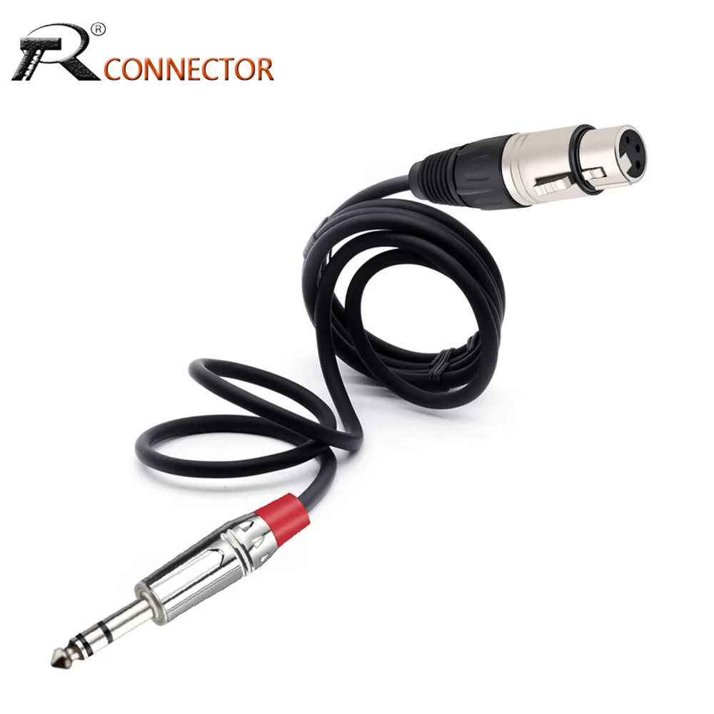 Высококачественный стерео-разъем 6,35 мм, 3-контактный штекер-гнездо XLR, сбалансированный микрофонный Соединительный аудиокабель, кабель с че... 
Высококачественный стерео-разъем 6,35 мм, 3-контактный штекер-гнездо XLR, сбалансированный микрофонный Соединительный аудиокабель, кабель с че...