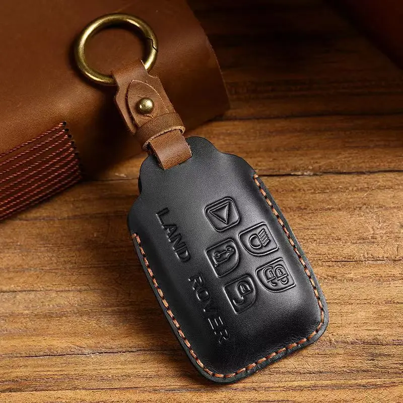 Genuine Leather Hand-Made Car Key Cover Car KeyCase Shell Auto Accessories Keychain For Land Rover Range Rover Discovery 5 Sport
Genuine Leather Hand-Made Car Key Cover Car KeyCase Shell Auto Accessories Keychain For Land Rover Range Rover Discovery 5 Sport