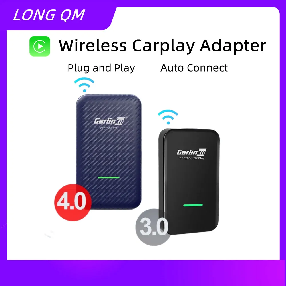 CarlinKit 4.0 Wireless Android Auto Adapter Wireless CarPlay Dongle For Audi Mercedes Volkswagen Hyundai Toyota Auto Navigation
CarlinKit 4.0 Wireless Android Auto Adapter Wireless CarPlay Dongle For Audi Mercedes Volkswagen Hyundai Toyota Auto Navigation