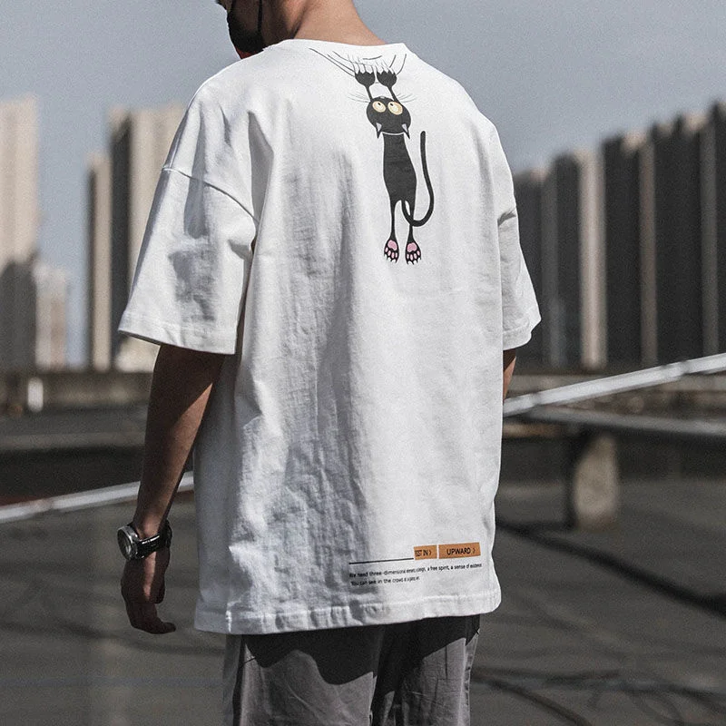 T-shirt Summer Print Half Sleeve Tee Shirt Brand Fashion Streetwear Loose Japan Style Oversize Top Men 2023
T-shirt Summer Print Half Sleeve Tee Shirt Brand Fashion Streetwear Loose Japan Style Oversize Top Men 2023