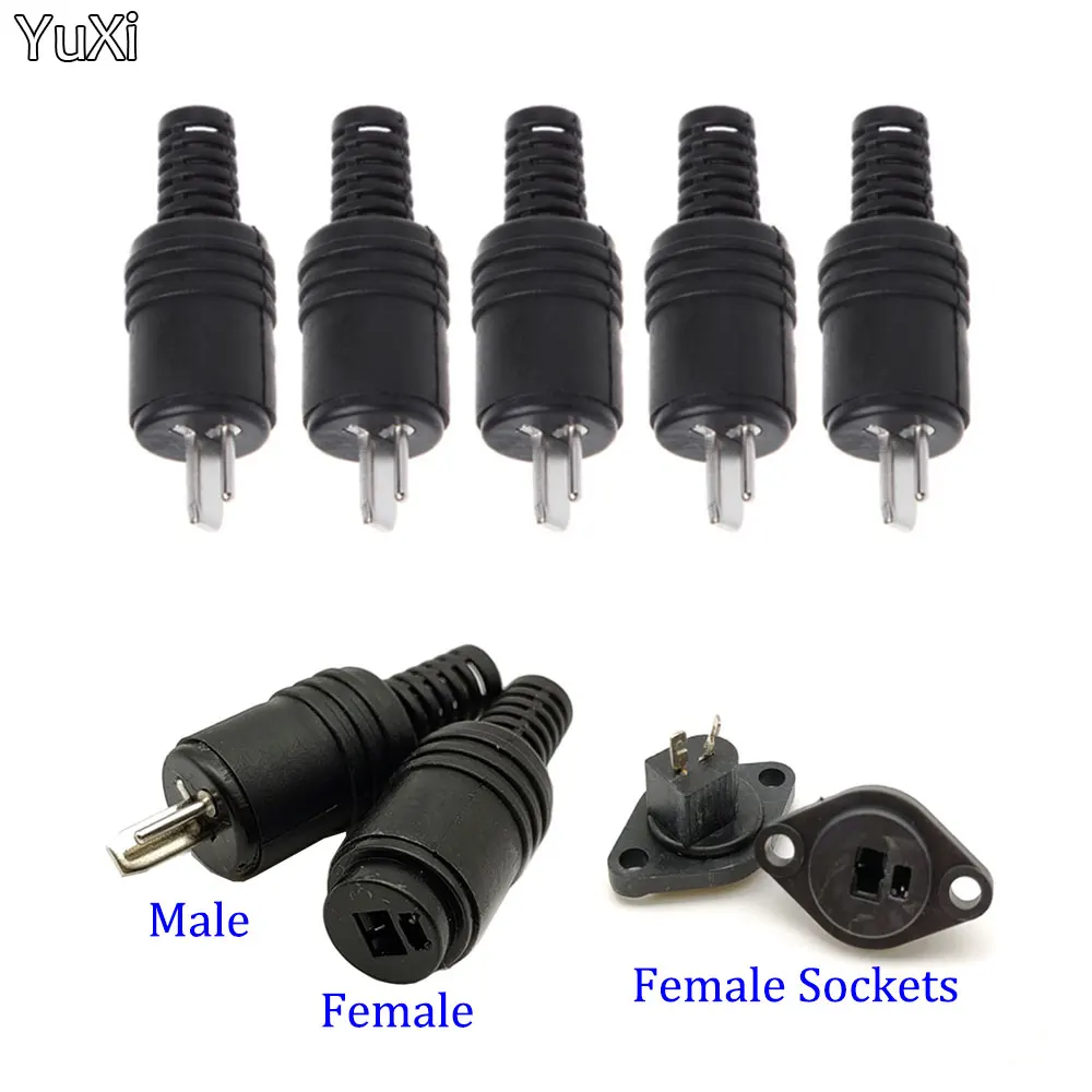 YUXI 1PCS 2 Pin DIN Speaker Wire Plug 2P Hifi Loudspeaker Cable Solder Connector Male Female Socket
YUXI 1PCS 2 Pin DIN Speaker Wire Plug 2P Hifi Loudspeaker Cable Solder Connector Male Female Socket