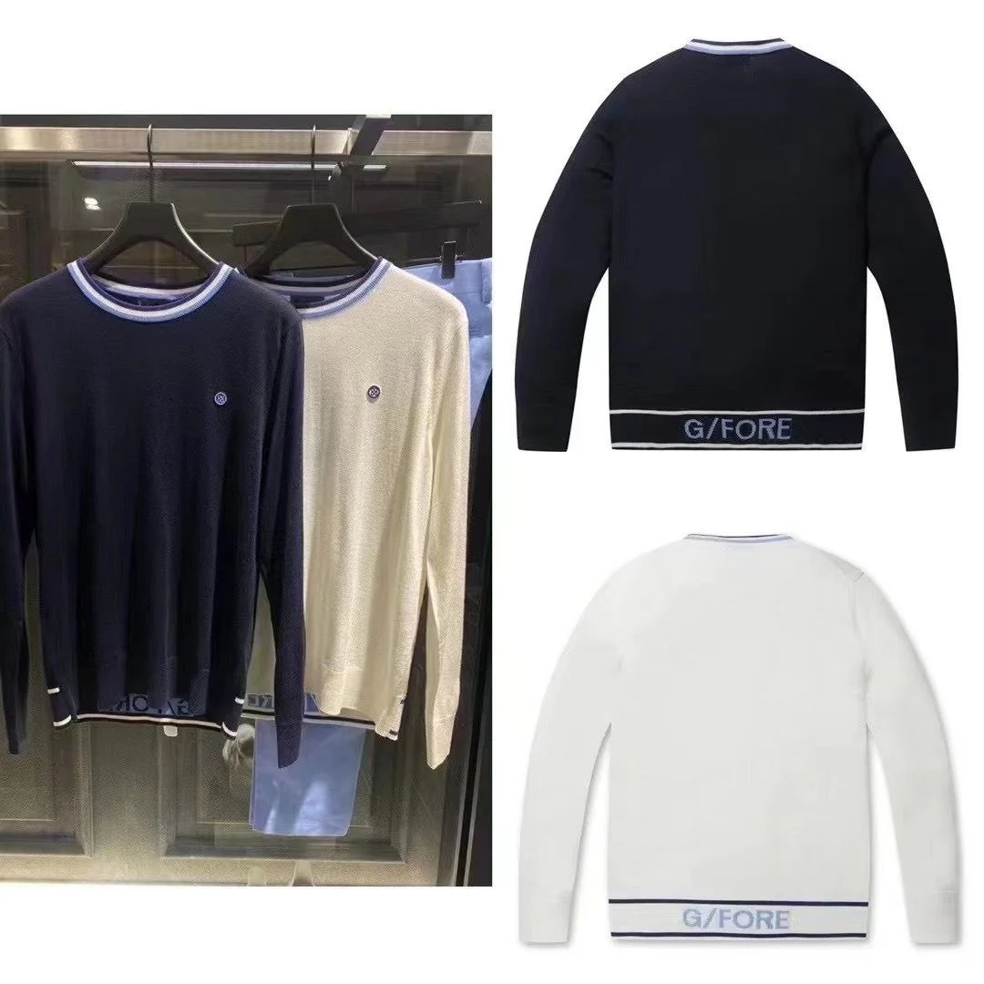 Golf Clothing Men's Autumn and Winter Knitted Close-knit Skin-friendly Soft Sports High Elastic Round Neck Pullover Sweater Long
Golf Clothing Men's Autumn and Winter Knitted Close-knit Skin-friendly Soft Sports High Elastic Round Neck Pullover Sweater Long