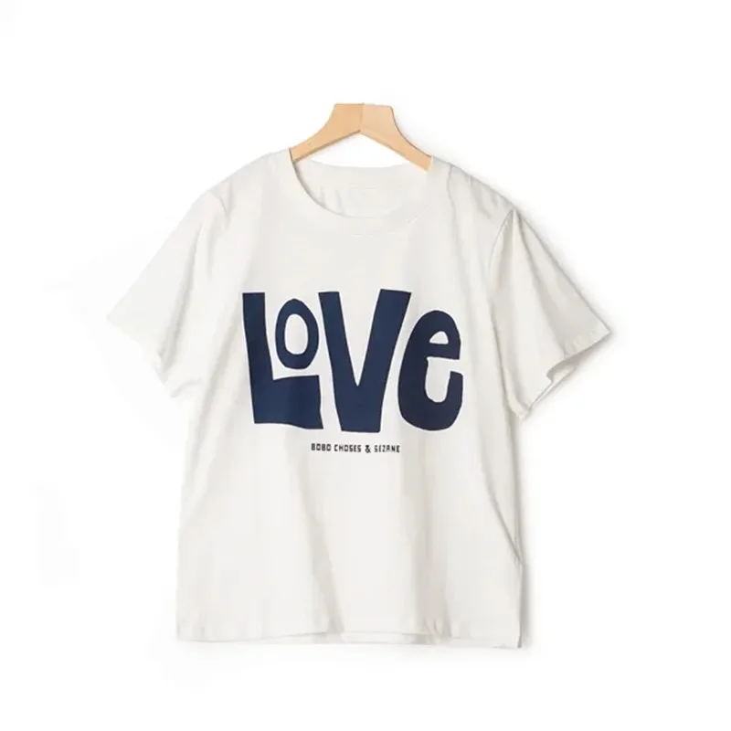 100% Cotton Women T Shirt Letters Print Simple Short Sleeve Tee 2021 New Summer Ladies Loose Causal Tops Wild Stylish Shirt
100% Cotton Women T Shirt Letters Print Simple Short Sleeve Tee 2021 New Summer Ladies Loose Causal Tops Wild Stylish Shirt