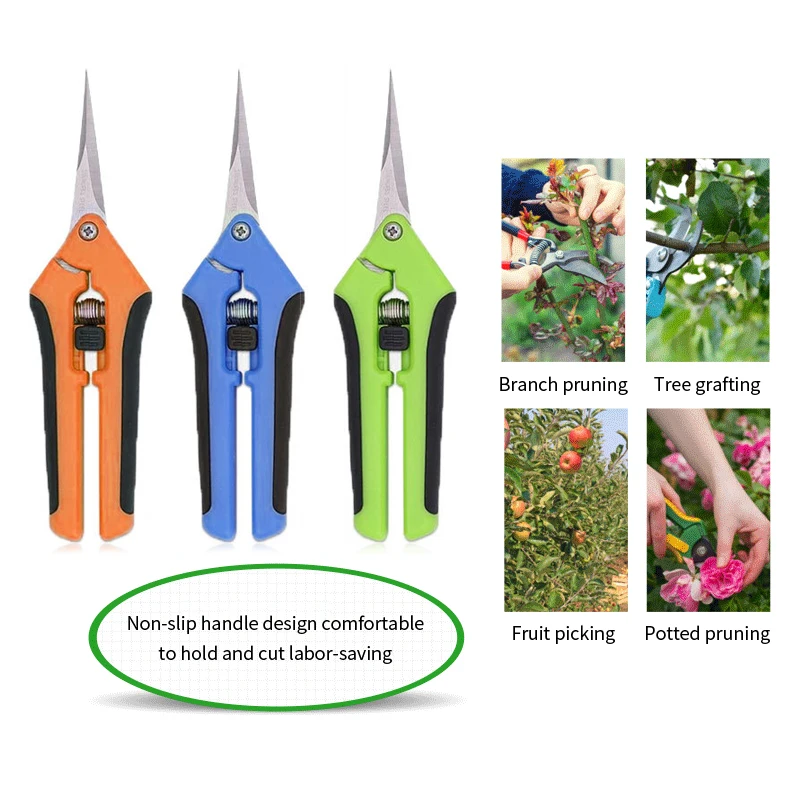 Garden Pruning Shear Straight Blade Shears Stainless Steel Elbow Cut Tools for Shrub Trimmer Household Leaf Potted Branch Pruner
Garden Pruning Shear Straight Blade Shears Stainless Steel Elbow Cut Tools for Shrub Trimmer Household Leaf Potted Branch Pruner