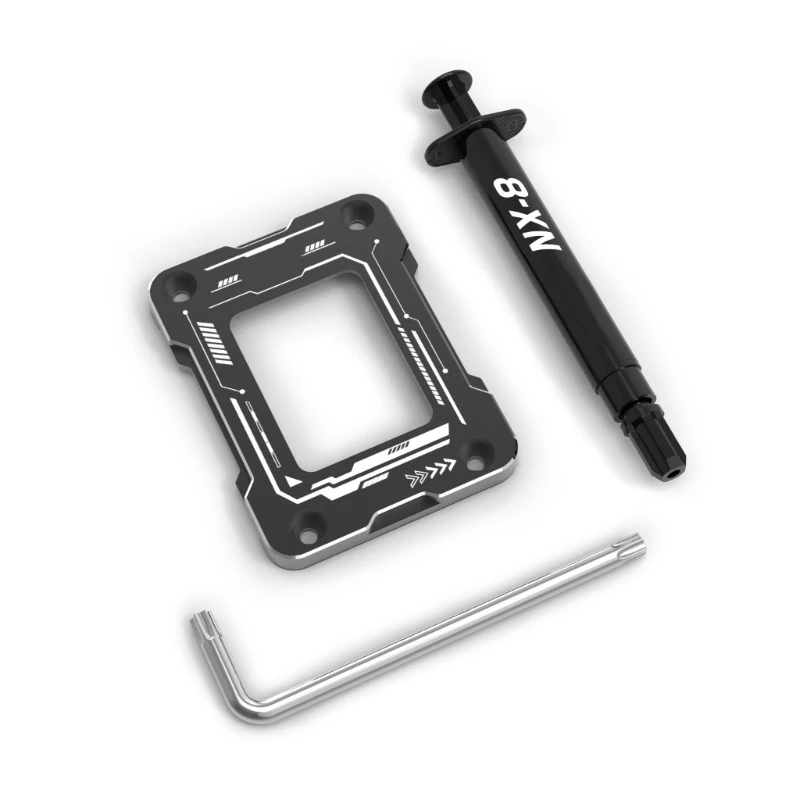 CPU Bending Corrector 12th Generation CPU Fixing Buckle Aluminum Frame LGA1700 CPU Fixed Backplane Bending Correction P9JB
CPU Bending Corrector 12th Generation CPU Fixing Buckle Aluminum Frame LGA1700 CPU Fixed Backplane Bending Correction P9JB