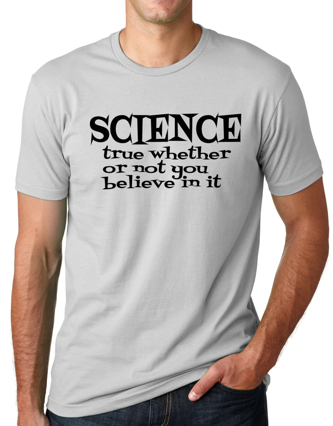 Science True Whether or not you Believe in it Scientist T-shirt science lover Tee gift for scientist
Science True Whether or not you Believe in it Scientist T-shirt science lover Tee gift for scientist