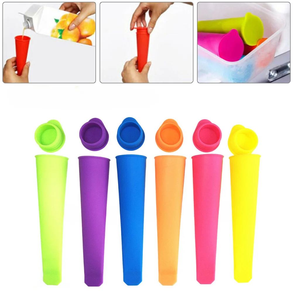 1/6pcs Silicone Ice Cream Mold Diy Popsicle Makers Summer Ice Cream Yogurt Jelly Ice Pop Mold DIY Kitchen Tools Accessories
1/6pcs Silicone Ice Cream Mold Diy Popsicle Makers Summer Ice Cream Yogurt Jelly Ice Pop Mold DIY Kitchen Tools Accessories